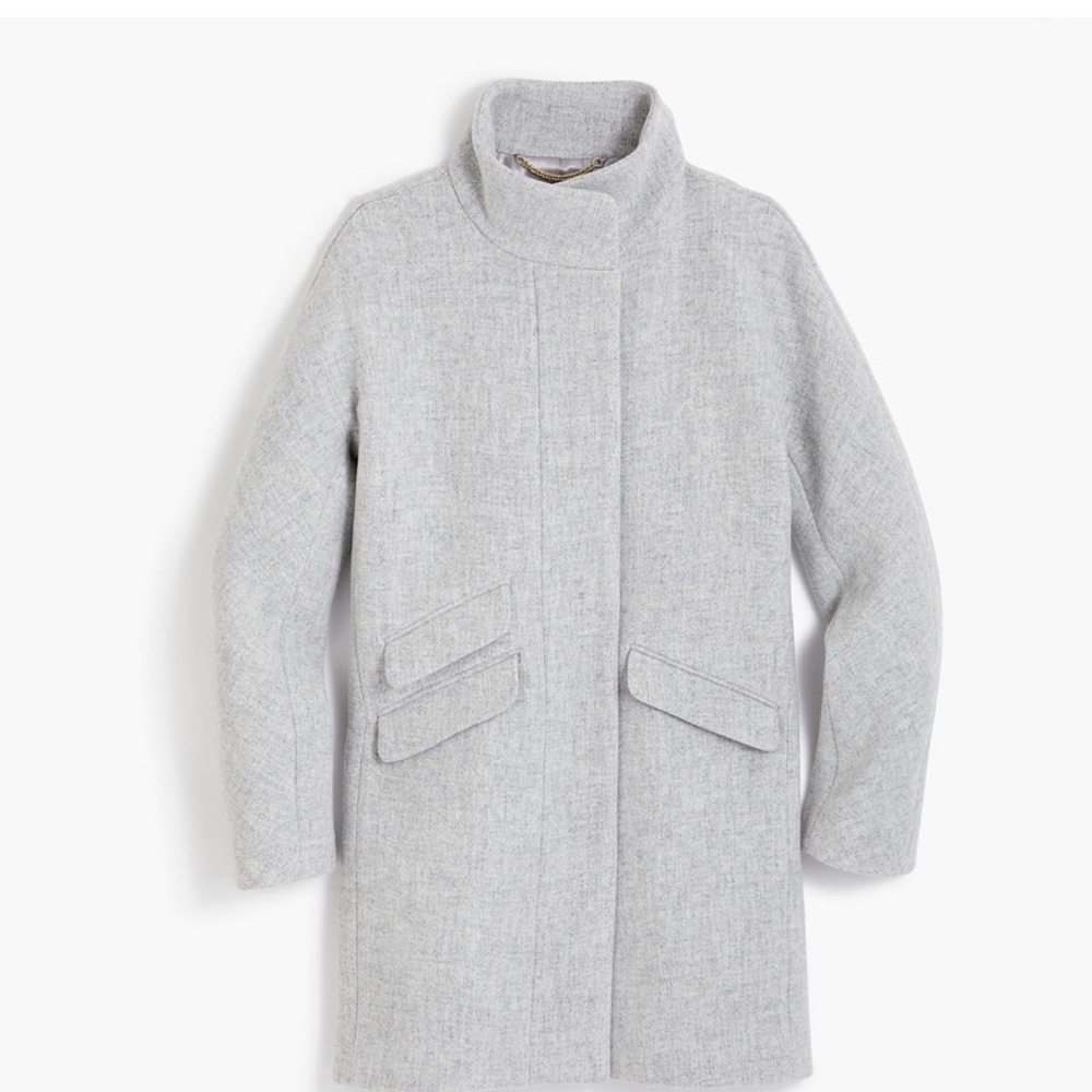 J. Crew Women's Cocoon Stadium Cloth Wool Coat